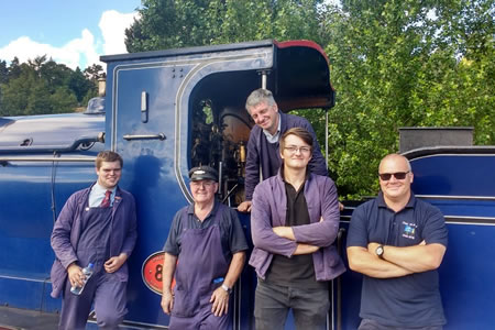Caley 828 and Class 31 Crews at Broomhill station