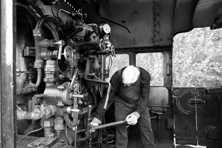 Feeding the fire box